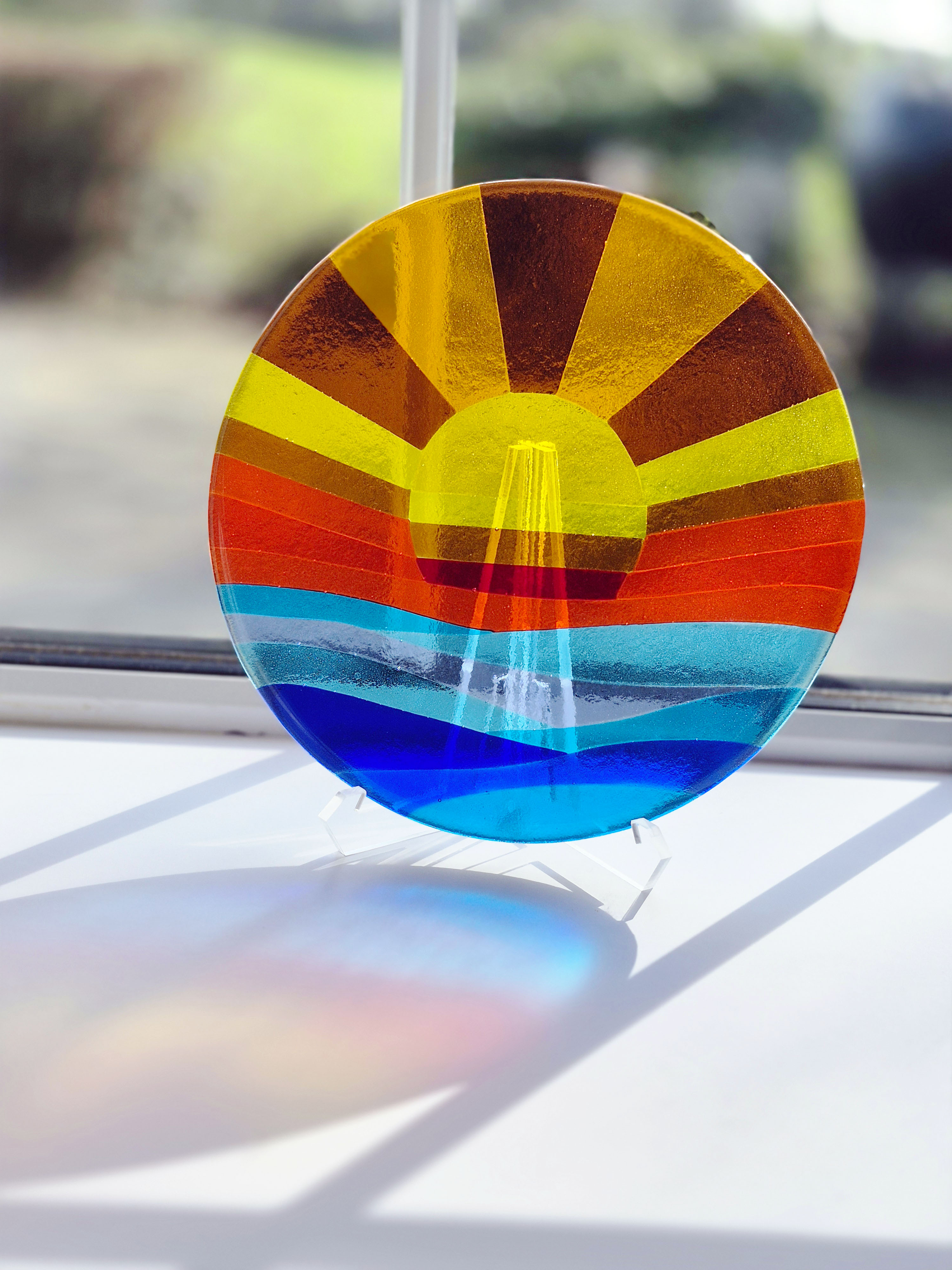 How Natural Light Breathes Life Into Fused Glass Art: A Journey Through the Day